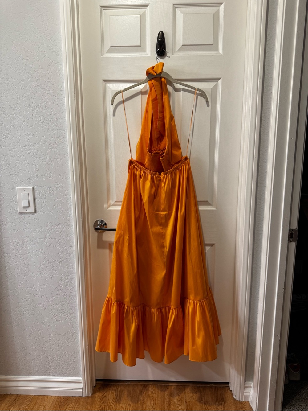 J. Crew Collection Taffeta O-ring Cutout Halter Neck Maxi Dress 4 - Picture 8 of 11